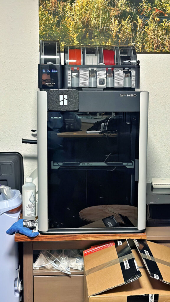 Der Bambu Lab H2D inkl. AMS HT & AMS 2 Pro