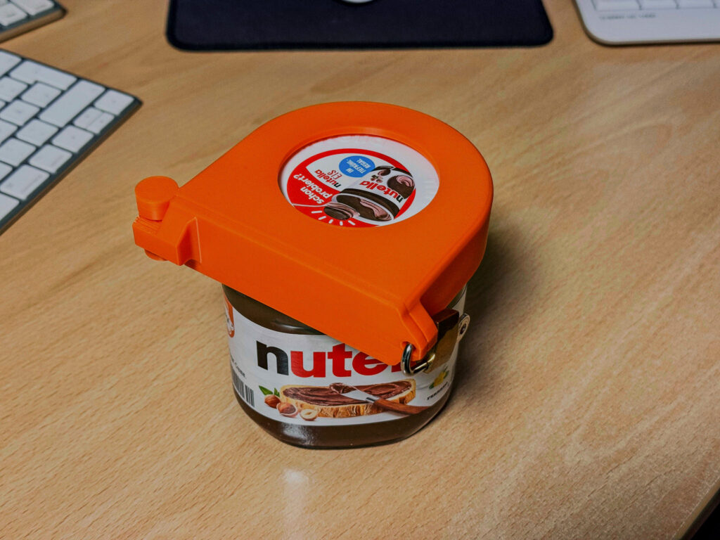 Nutellaglas Diebstalsicherung